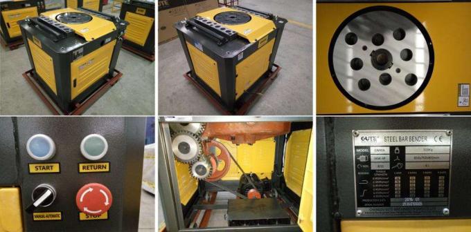 Rebar πενσών GUTE gw40a-4 φραγμών χάλυβα 36mm κάμπτοντας μηχανή 1