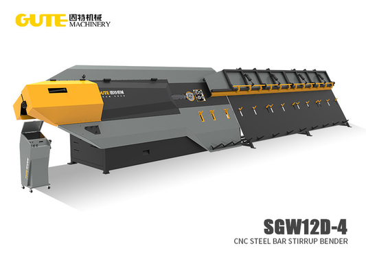 5-12mm Steel Coil Bar CNC Stirrup Bending Machine SGW12D-4 Ηλεκτρονική μηχανή για την κάμψη των στροφών