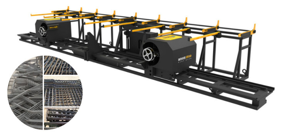 20KW CNC Rebar κάμψης υψηλός αποδοτικός ελέγχου PLC ακρίβειας μηχανών υψηλός