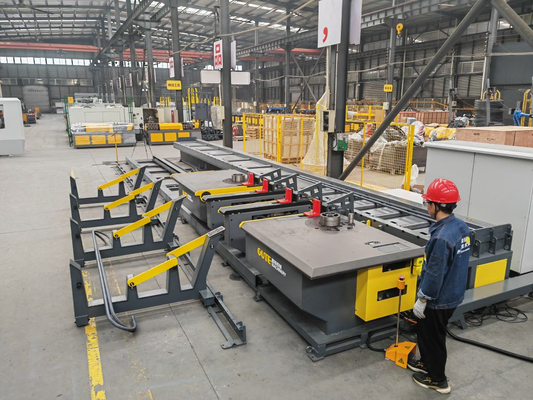 Αμερική πρότυπο CSA / UL Πιστοποιητικό CNC Rebar Double Head Bending Machine HB45