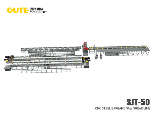50m/Min Rebar CNC γραμμών κουράς πριονιών να πριονίσει κοπή GB4240