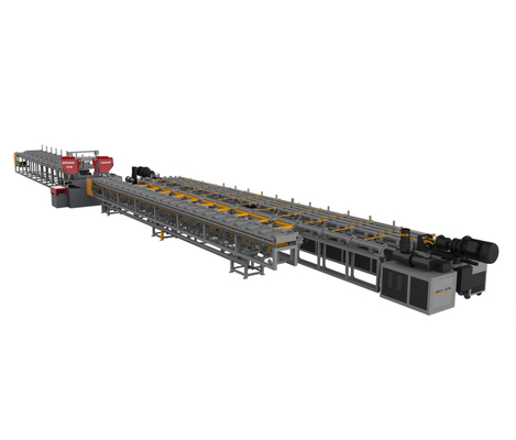 Rebar χάλυβα κοπής CNC 12m πριονίζοντας κουρεύοντας μηχανή ISO9001 γραμμών