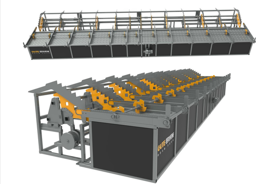 CNC φραγμών χάλυβα 12m αυτόματος Rebar έλεγχος PLC μηχανών σίτισης