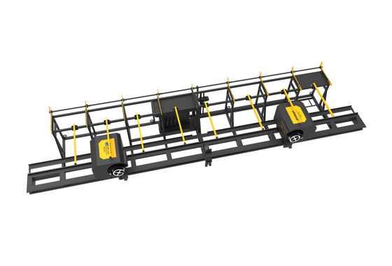 Rebar 40mm CNC στεφανών διπλό κεφάλι κάμπτοντας μηχανών αναβολεύων