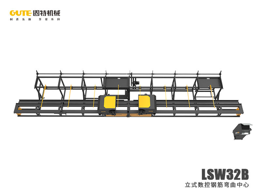 Rebar 380V 420V αυτόματη κάμπτοντας μηχανή διπλό επικεφαλής 18KW αναβολεύων