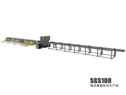 Good price Μέγιστο μήκος 12m κουράς CNC Rebar κουρεύοντας και κόβοντας γραμμή 22n/Min σε απευθείας σύνδεση
